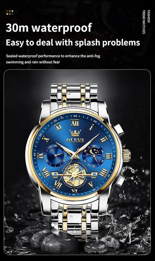 ✨2026 New Model OLEVS Watch 2859 Luxury Business Chronograph