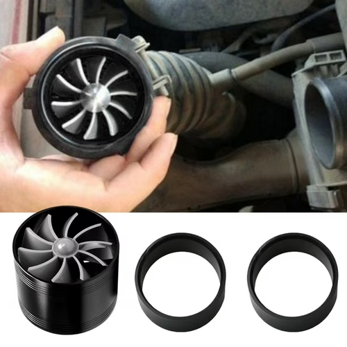 Gas Fuel Saver Supercharger Turbo Universal Fan Kit