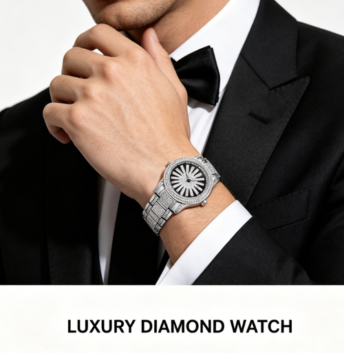 ✨DLJ-CePin✨Rotating Diamond-Set Fashion Watch