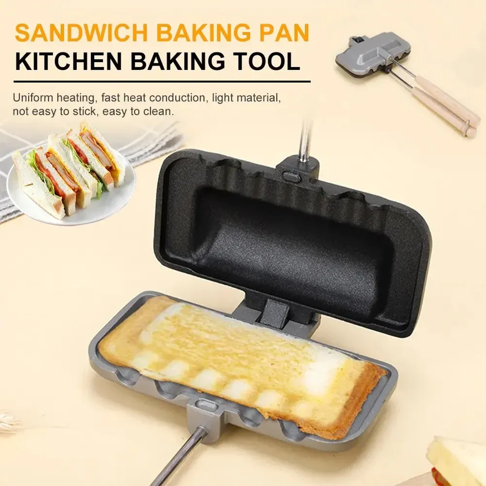 ✨DLJ✨Double-Sided Sandwich Pan Non-Stick