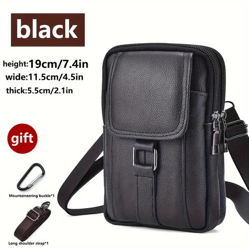 Premium Genuine Leather Waist Bag