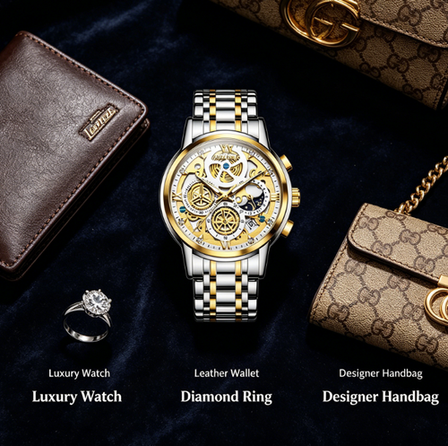✨DLJ-CePin✨Multifunctional Fashionable Skeleton Quartz Watch