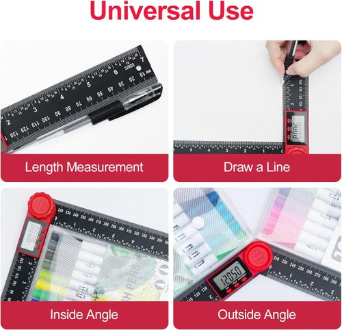 Protractors Digital Display Angle Level Ruler