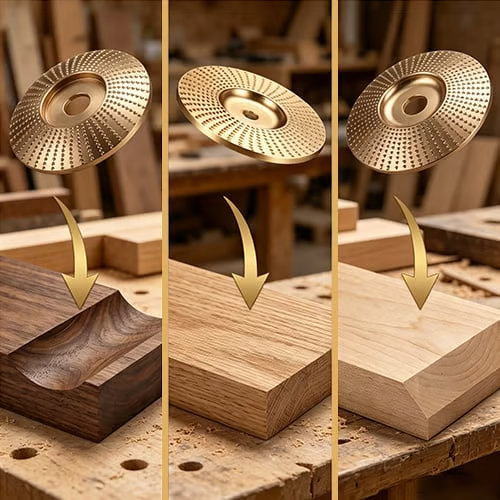 ✨DLJ-CePin✨Three-Piece Woodworking Grinding Disc Set