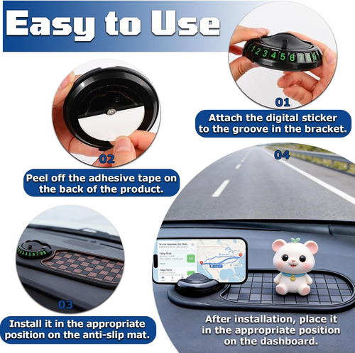 ✨DLJ-CePin✨2 in 1 Dashboard Anti Slip Mat