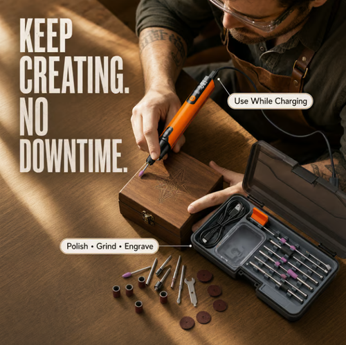 ✨DLJ-CePin✨6-Speed Cordless Rotary Tool Kit with Digital Display