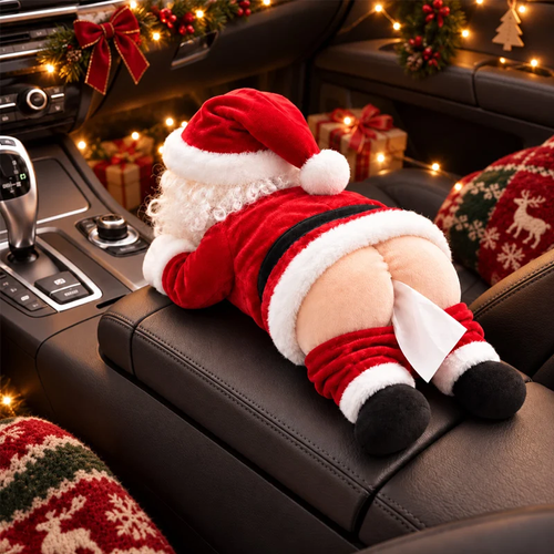 ✨DLJ-CePin✨Funny Santa Butt Tissue Box