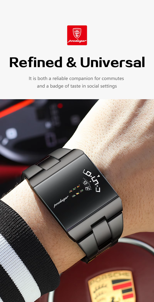 ✨DLJ-CePin✨Fashion Original Men Clock Waterproof Stainless Steel Elegant Man Wristwatch