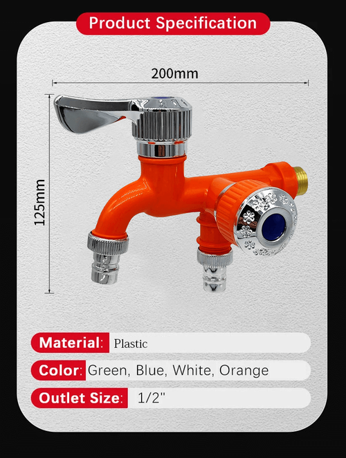 💧 Outdoor 2-Way Tap – Strong, Reliable & Winter Safe