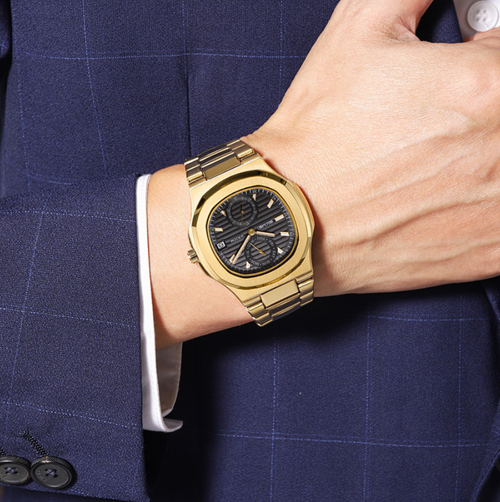 ✨DLJ-CePin✨Fashion Luxury New Square Men's Business Watch