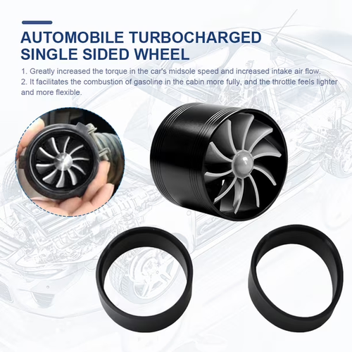 Gas Fuel Saver Supercharger Turbo Universal Fan Kit