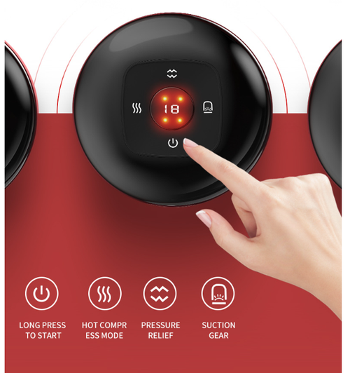 ✨DLJ-CePin✨Smart Electric Breathing, Heating, and Meridian Massager