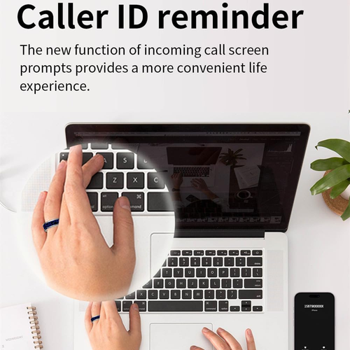 ✨DLJ-CePin✨Call ID Reminder Smart Ring Heart Rate Blood Waterproof Health Multi Sports Ring 2026