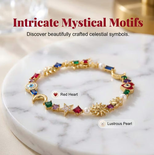 ✨DLJ-CePin✨💫✨ Celestial Charm Bracelet
