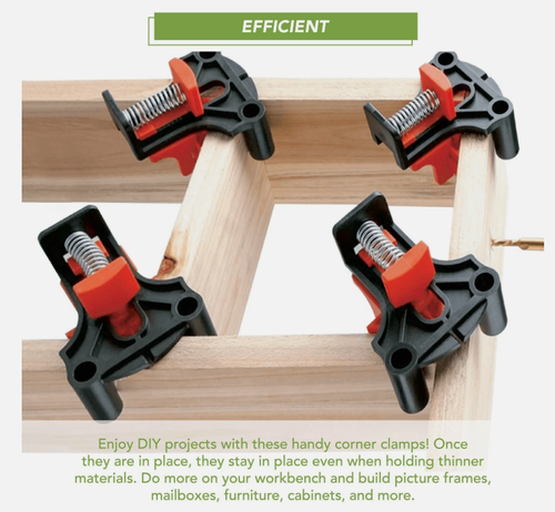 4PCS Carpenter Clamp Set