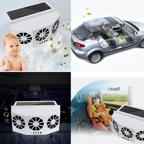 🔥ZZP🔥Car solar air conditioner ventilation fan