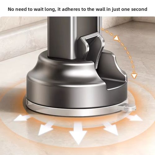 Modern Simple Wall-Mounted Kitchen Rotating Suction Cup Hook Storage Rack