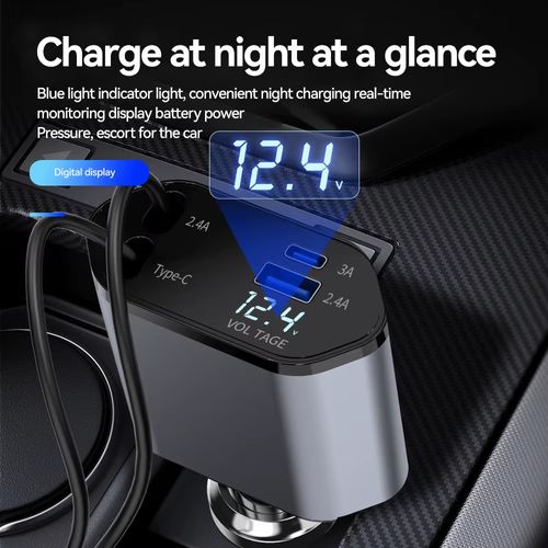 USB-C Fast Charging Car Adapter