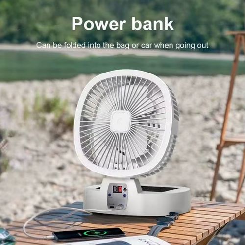 Portable Outdoor Solar Powered Fan