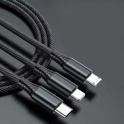 3A Fast Charge 3-in-1 Multi Charging Cable