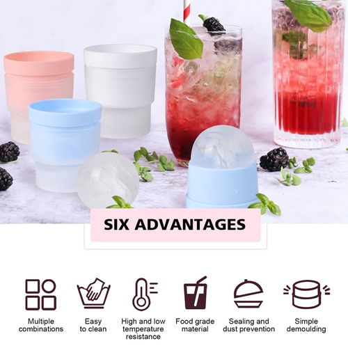 Food Grade Stackable Slow Melting DIY Ice Ball For Cocktail Whiskey