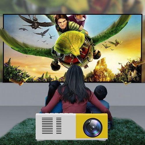 YG300 4k high-definition portable projector, mini beam pocket mobile home video projector