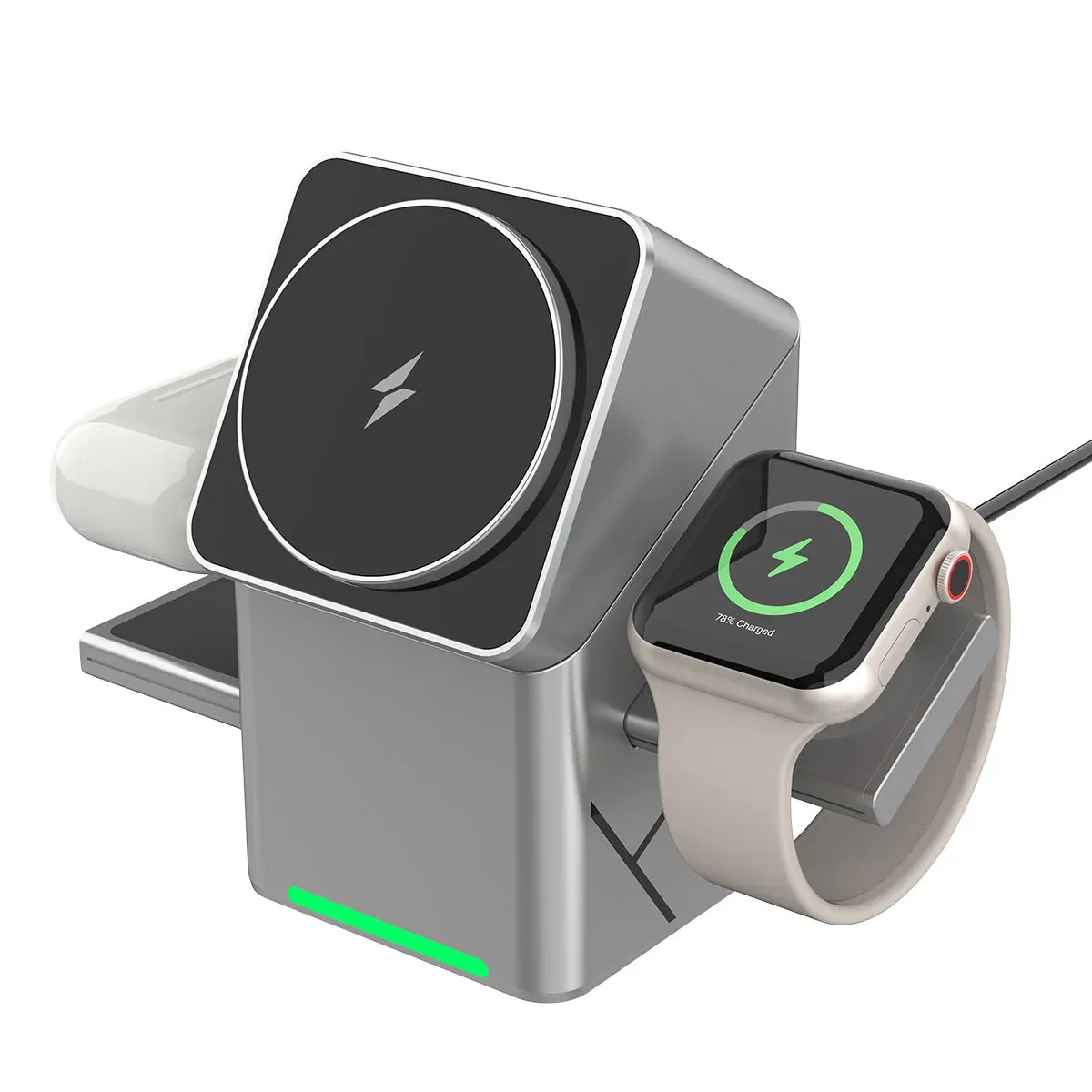 🔥Hot Sale Offers-3-in-1 Foldable Magnetic Wireless Charging Station