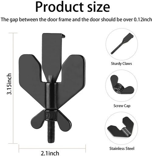 Travel Portable Door Lock, Security Device, Extra Security and Privacy Door Lock for Home, Hotel, School, Apartment, Dorm