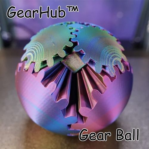GearSphere - The Steampunk Whirling Wonder Fidget (Gear Ball)