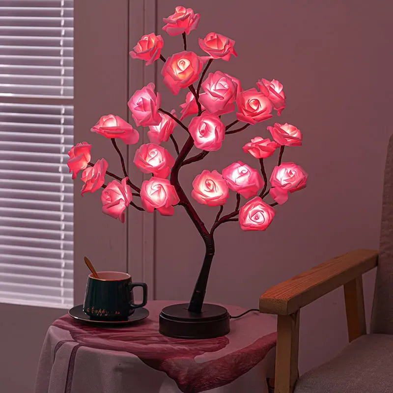 💕Forever Rose Tree Lamp