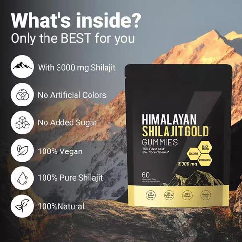 🌄 Himalayan Shilajit Gold Gummies: Unleash Your Peak Male Vitality