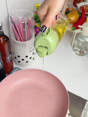 💕2 in 1 Glass Oil Sprayer & Dispenser