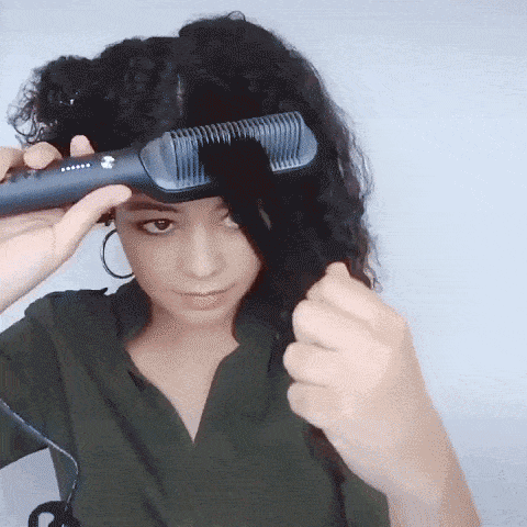 🎁-New Hair Straightener Brush