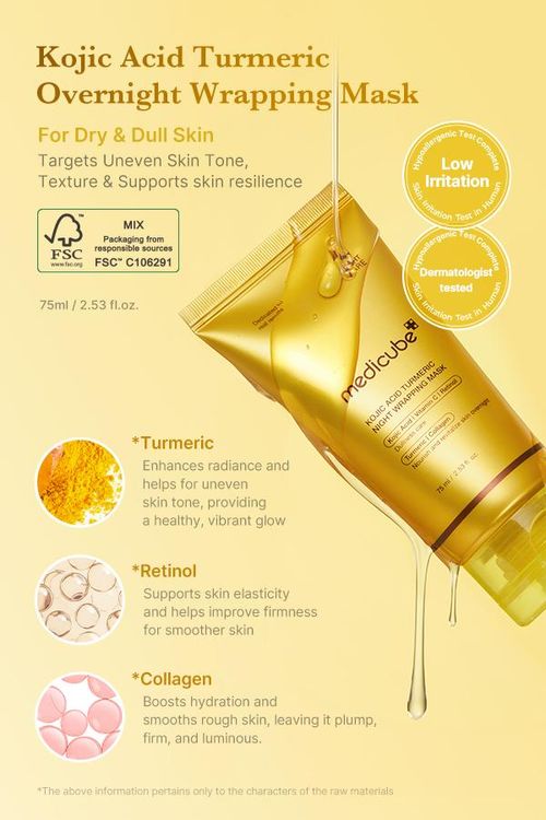 Kojic Acid Turmeric Night Wrapping Mask