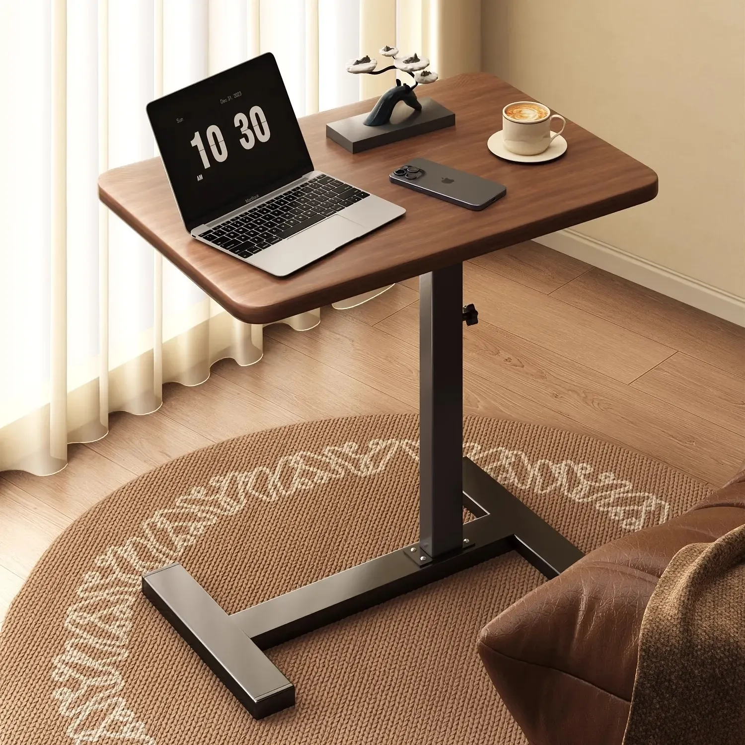 ✨C-shaped adjustable folding table