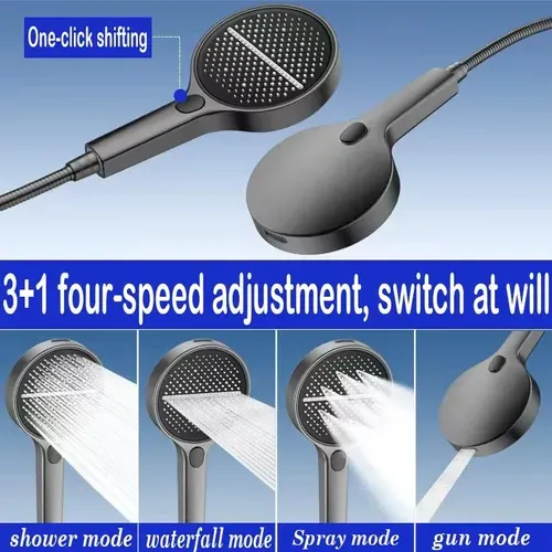 🛁2026 New Product 💥High-End Pressurized Large Panel Shower Head