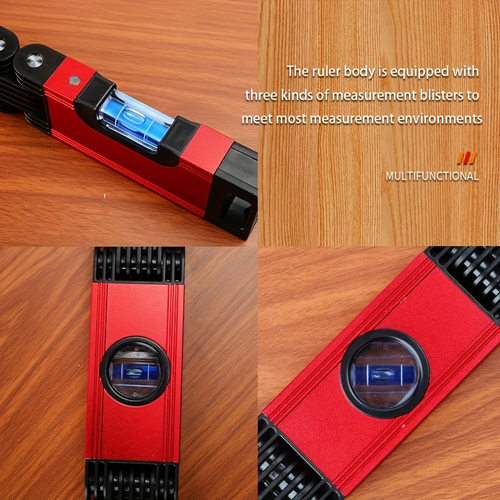 Horizontal folding ruler