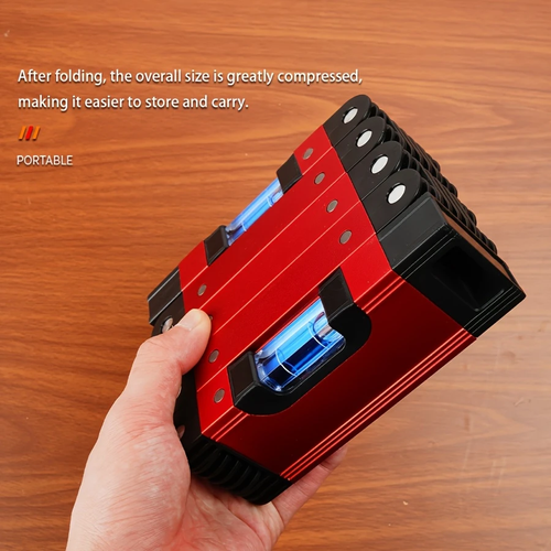 Horizontal folding ruler