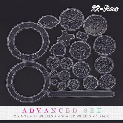 Spirograph Geometric Ruler Set