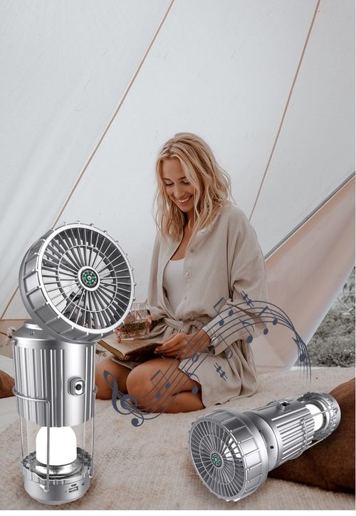 2025🔥🎁Hot Sale 49% OFF🎁🔥5-In-1 Portable LED Camping Lantern With Fan  FREE SHIPPING
