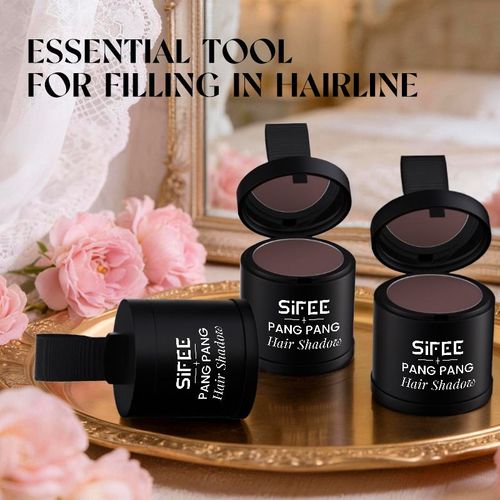 Waterproof hair shadow powder, for thinning hair and covering & touching up dark roots