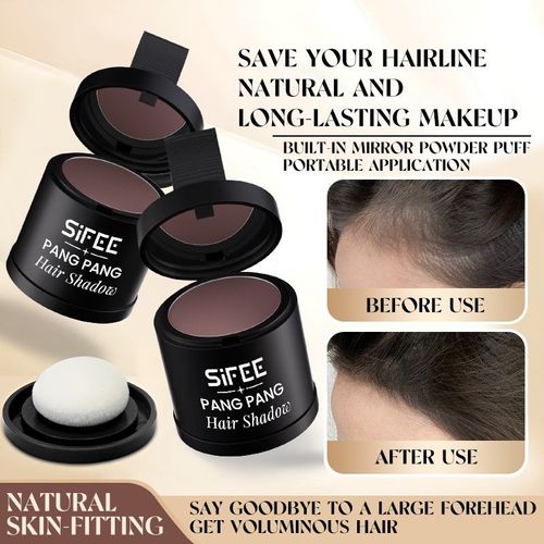 Waterproof hair shadow powder, for thinning hair and covering & touching up dark roots