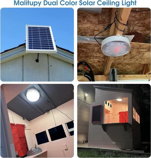 Solar ceiling lamp
