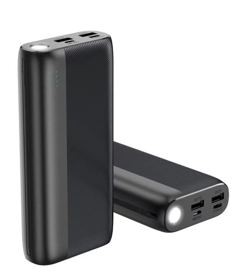 20000mAh Portable Power Bank with High Capacity & LED Flashlight Electronics Phone Accessories Portable Power Bank Batterie Externe Cargador Portatil 20000mAh Fast Charging