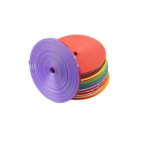 Universalcartruckalloywheelhubprotectionringanticollisionstripantiscratchstripantiscuffrubber stripwheelhubstickerandrimdecorationmodificationsupplies