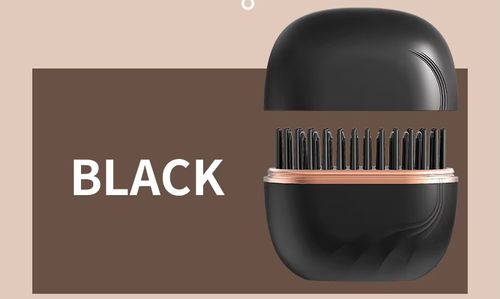 Wireless Straight Hair Comb Straight Curling Dual Purpose Mini Portable Travel Charging Multi-functional Lazy Hair Straightener