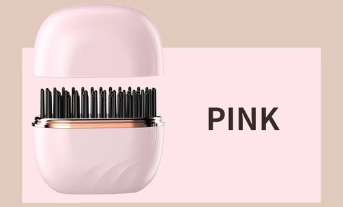 Wireless Straight Hair Comb Straight Curling Dual Purpose Mini Portable Travel Charging Multi-functional Lazy Hair Straightener