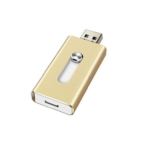 Multifunctional Micro OTG Metal USB Flash Drive 128G- Dual Compatibility for Smartphone & PC, Works with Apple Android Devices, Portable High-Speed Memory Disk