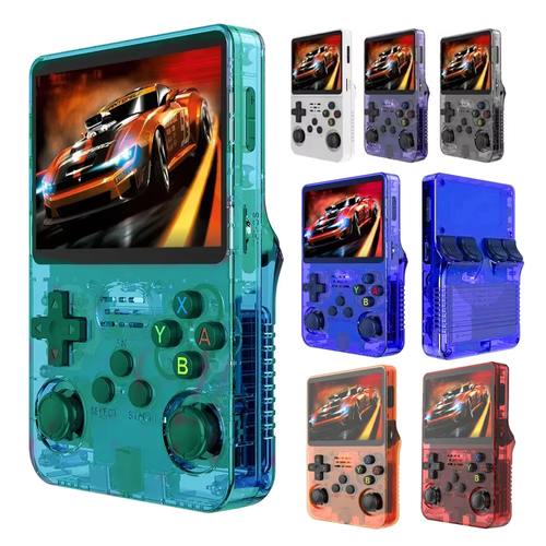 R36S Handheld Game Console: Linux System, 64GB Memory, 15,000 Games, 3.5-inch Screen, Retro Classic Portable Pocket Video Game Console, Handheld Game Player