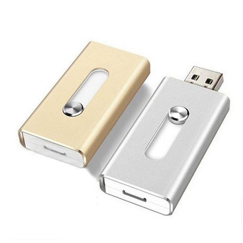 Multifunctional Micro OTG Metal USB Flash Drive 128G- Dual Compatibility for Smartphone & PC, Works with Apple Android Devices, Portable High-Speed Memory Disk